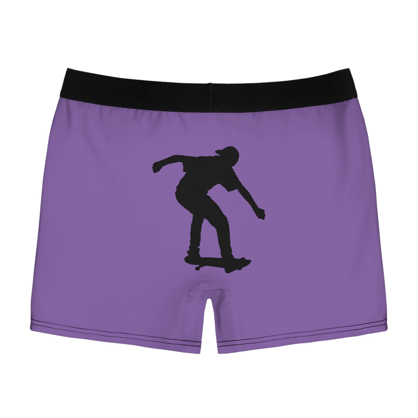 Men's Boxer Briefs: Skateboarding Lite Purple