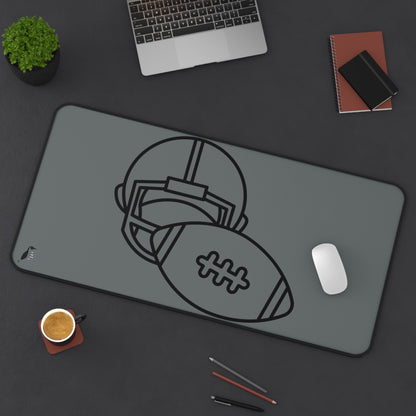 Desk Mat: Football Dark Grey