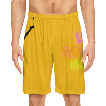 Basketball Shorts: Tennis Yellow