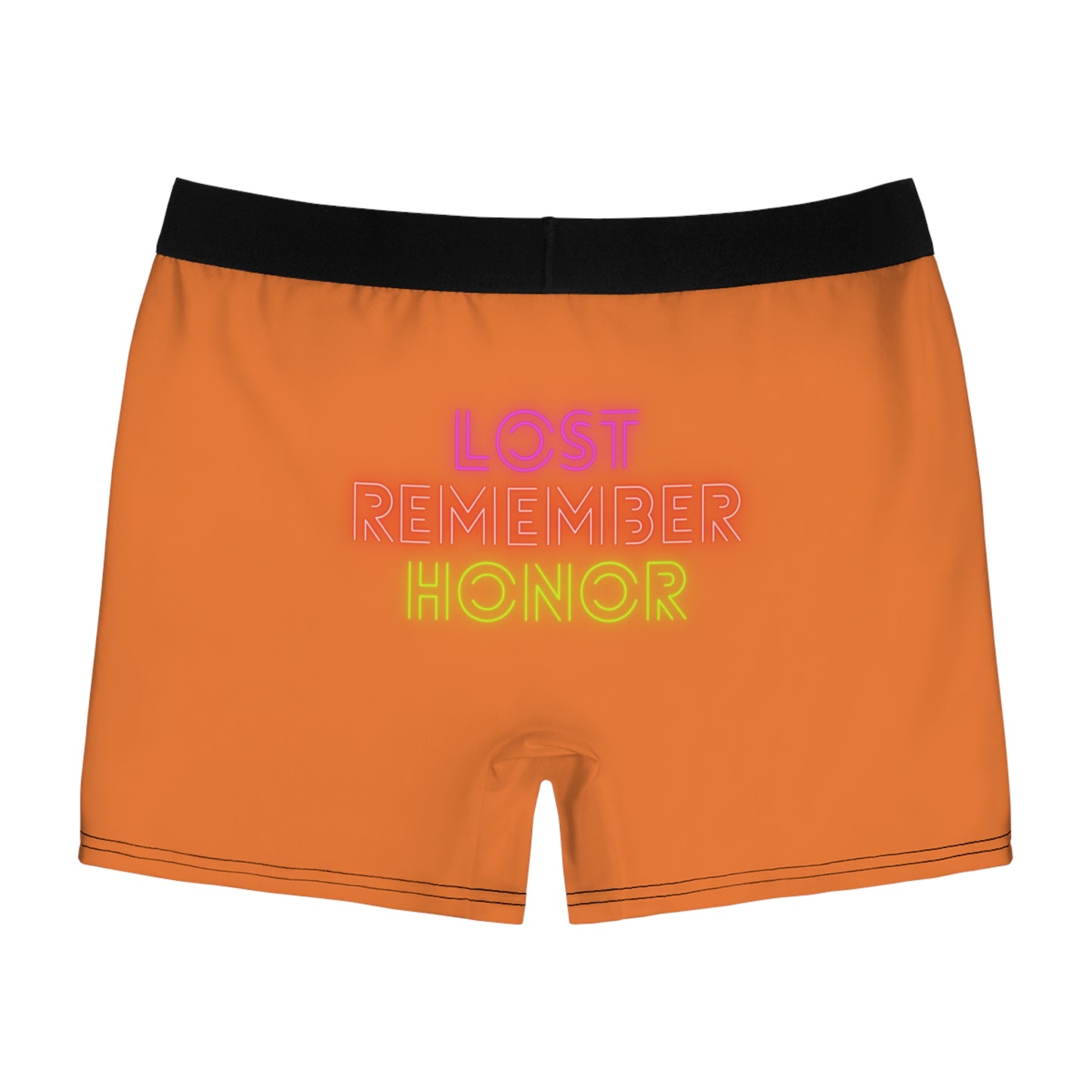 Men's Boxer Briefs: Lost Remember Honor Crusta