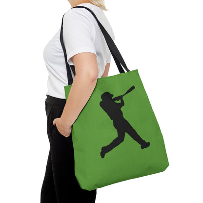 Tote Bag: Baseball Green