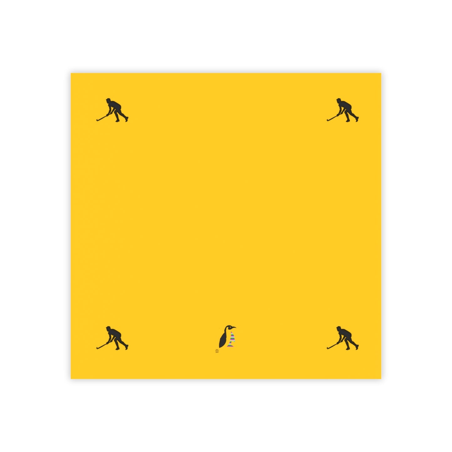 Post-it® Note Pads: Hockey Yellow