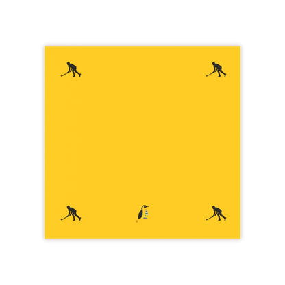 Post-it® Note Pads: Hockey Yellow