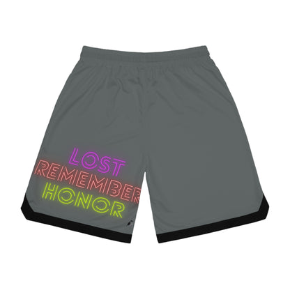 Basketball Rib Shorts: Music Dark Grey