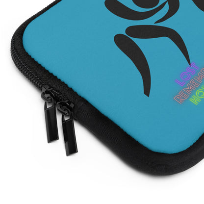 Laptop Sleeve: Wrestling Turquoise