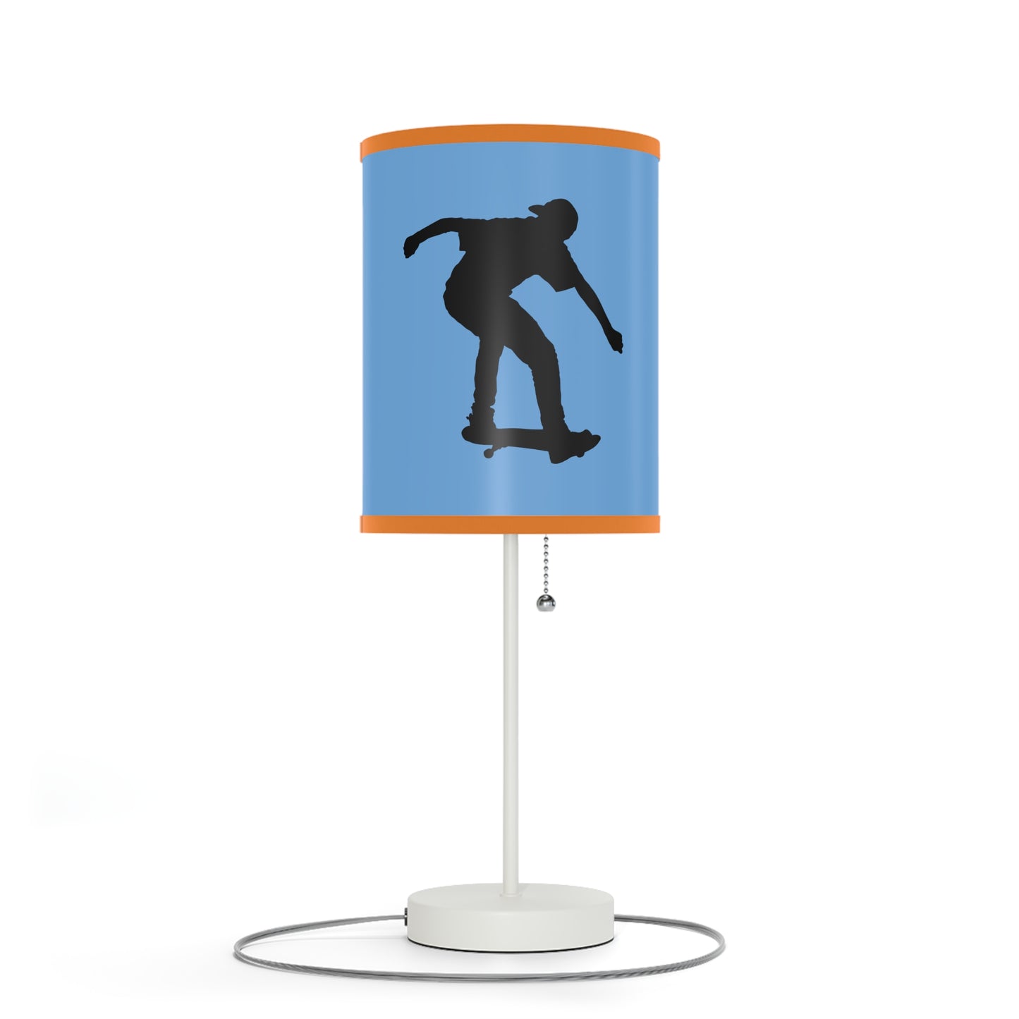 Lamp on a Stand, US|CA plug: Skateboarding Lite Blue