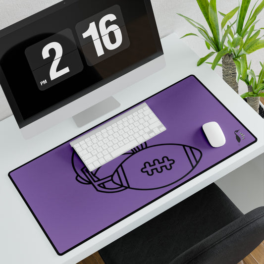 Desk Mats: Football Lite Purple