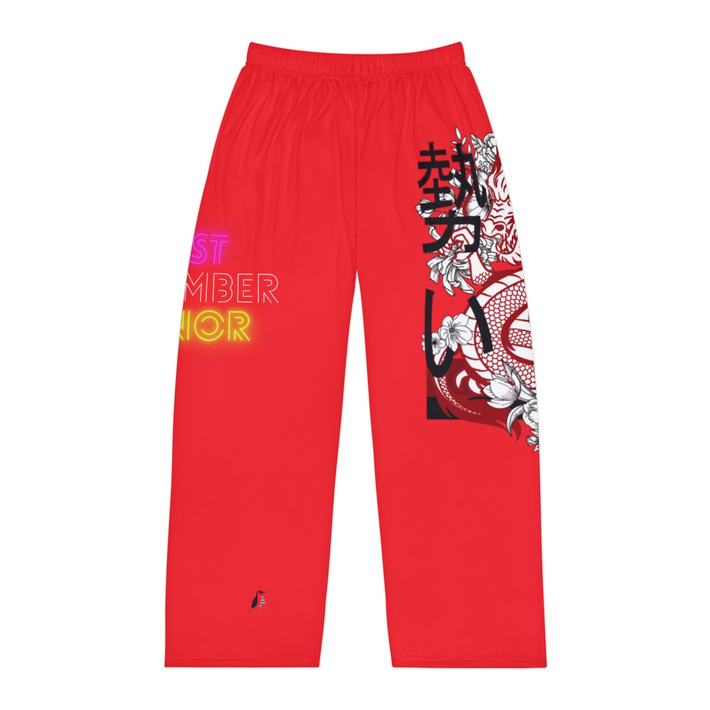 Men's Pajama Pants: Dragons Red