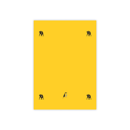 Post-it® Note Pads: Basketball Yellow