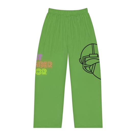 Pambabaeng Pajama Pantalon: Football Green 