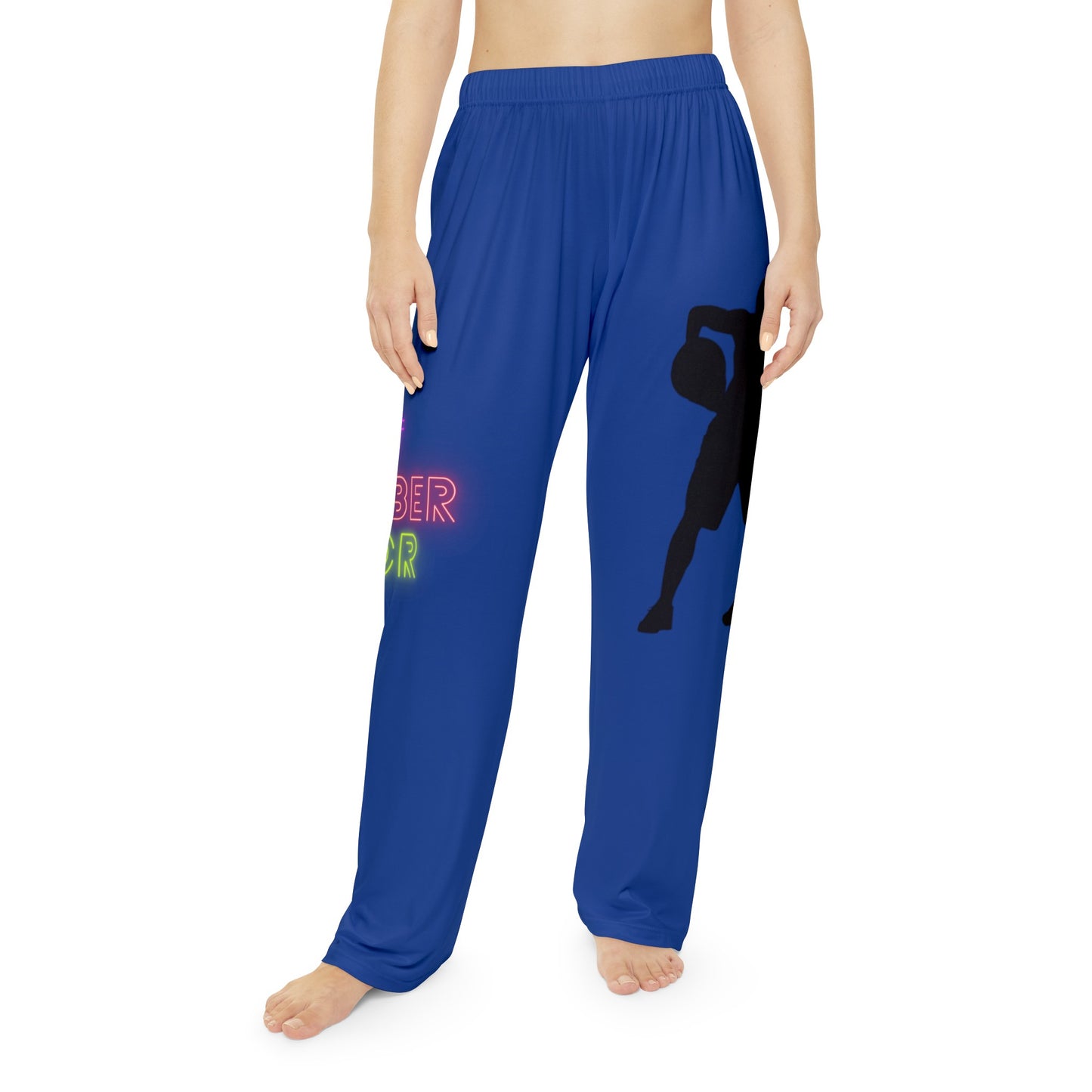 Women's Pajama Pants: Basketball Dark Blue