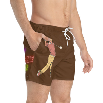 Swim Trunks: Golf Brown