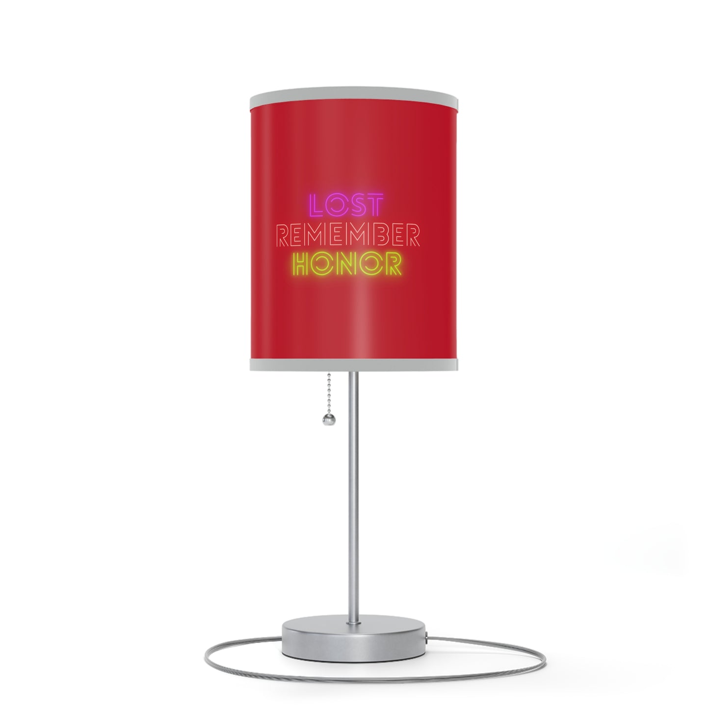 Lamp on a Stand, US|CA plug: Racing Dark Red