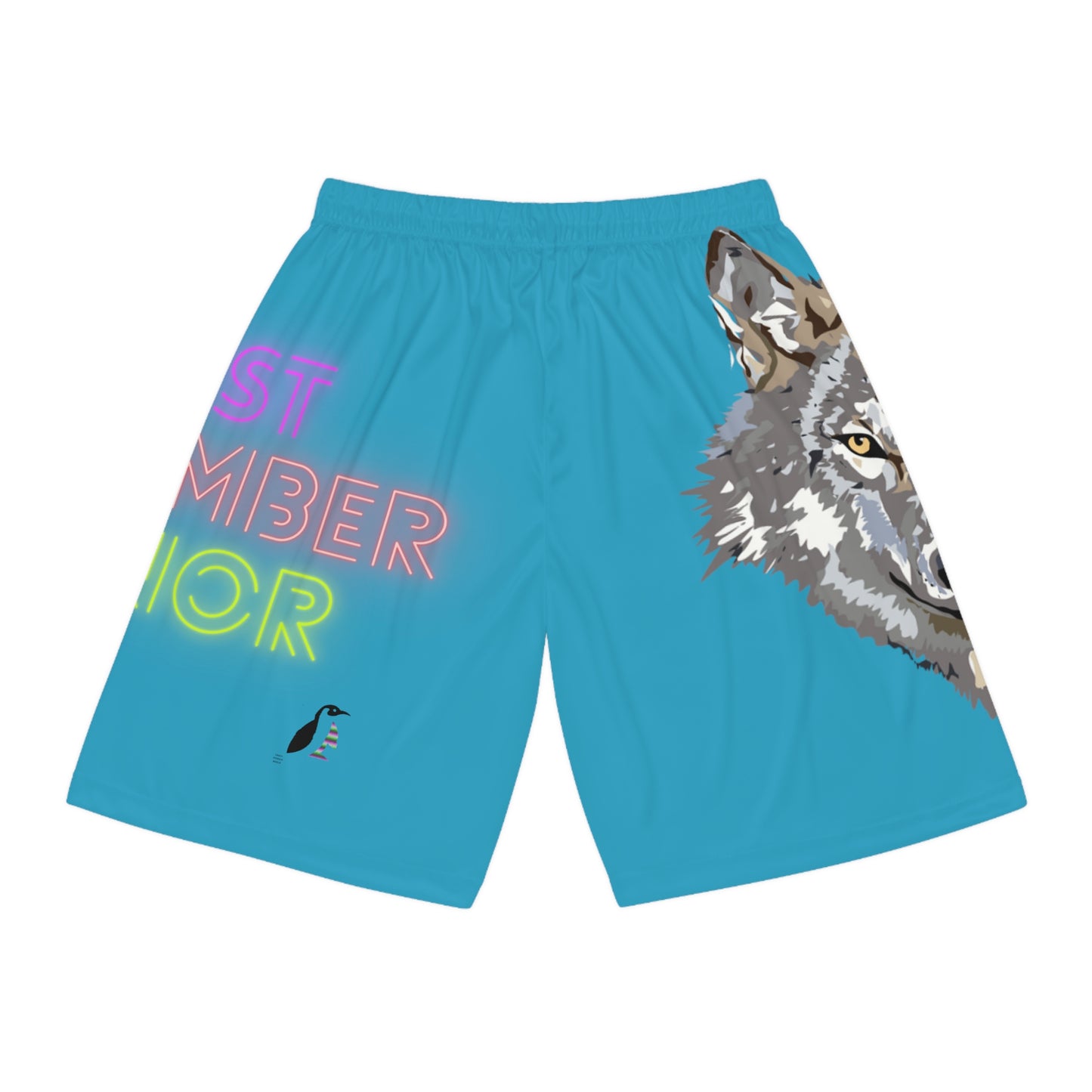 Basketball Shorts: Wolves Turquoise