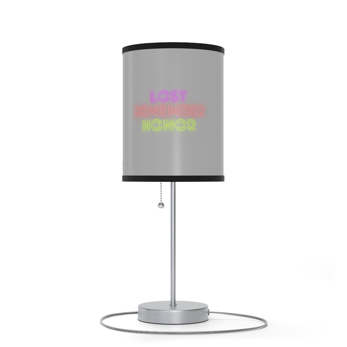 Lamp on a Stand, US|CA plug: Hockey Lite Grey 