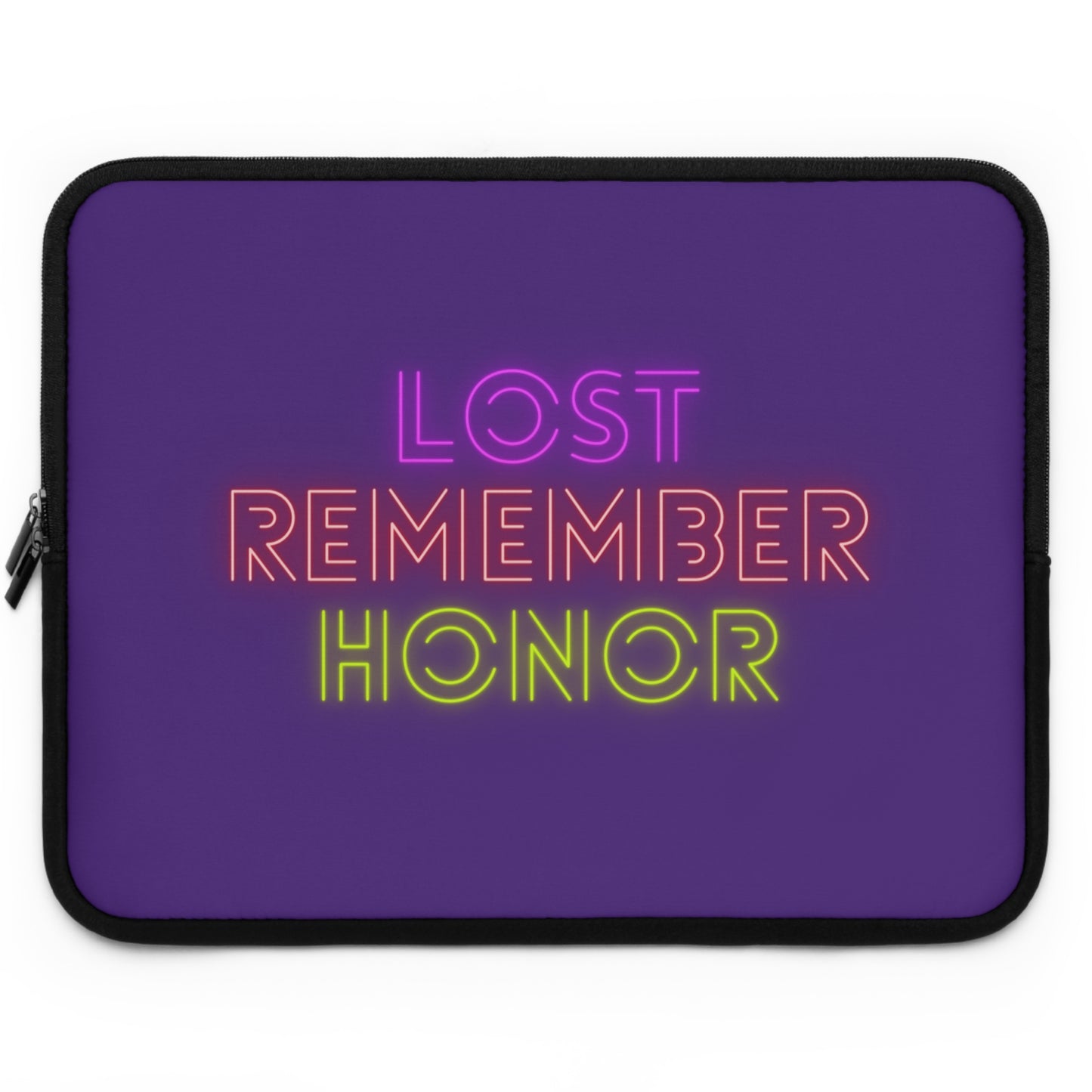 Laptop Sleeve: Lost Remember Honor Purple