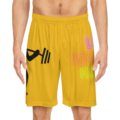 Basketball Shorts: Weightlifting Yellow