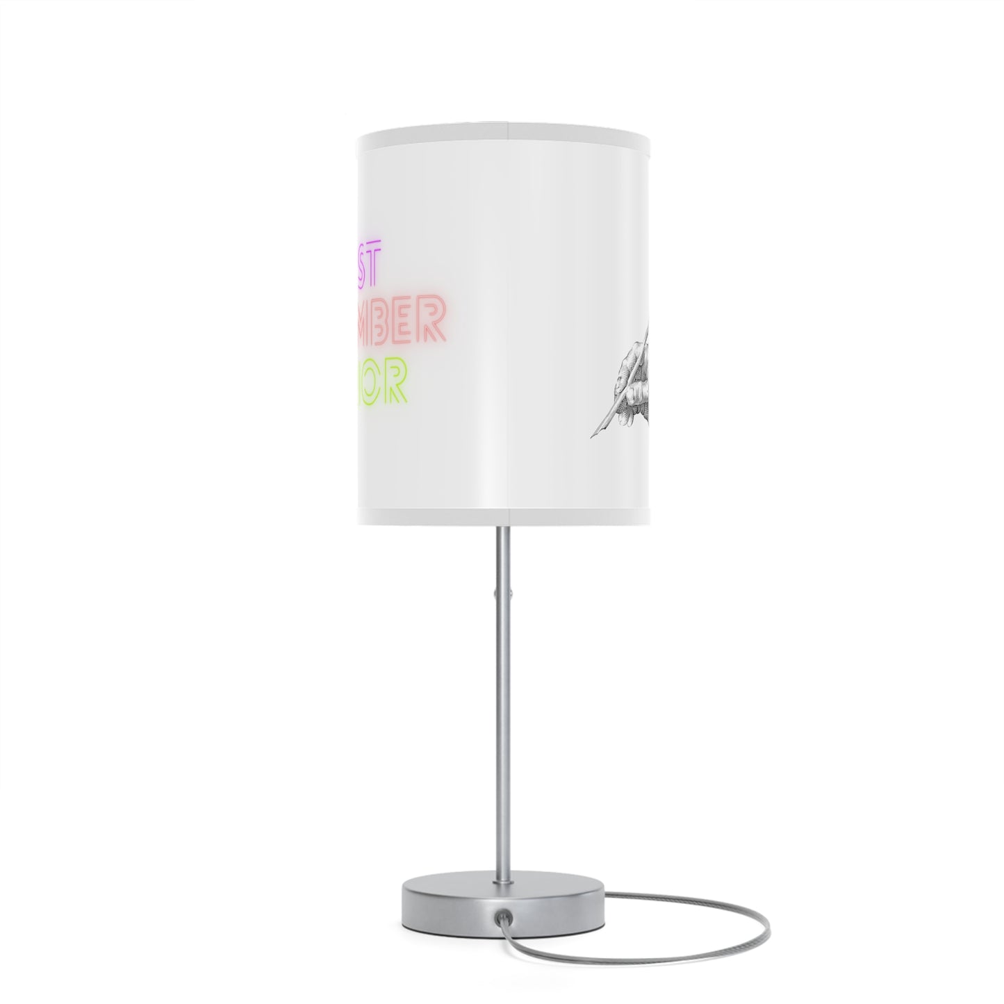 Lamp sa isang Stand, US|CA plug: Writing White 