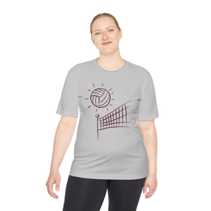 Moisture Wicking Tee: Volleyball #1