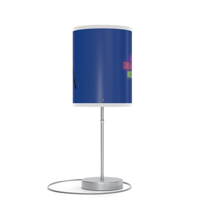 Lamp on a Stand, US|CA plug: Soccer Dark Blue