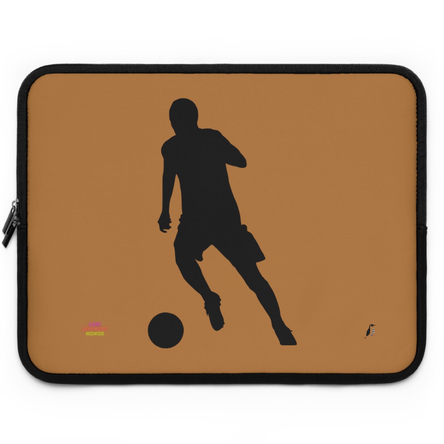 Laptop Sleeve: Soccer Lite Brown