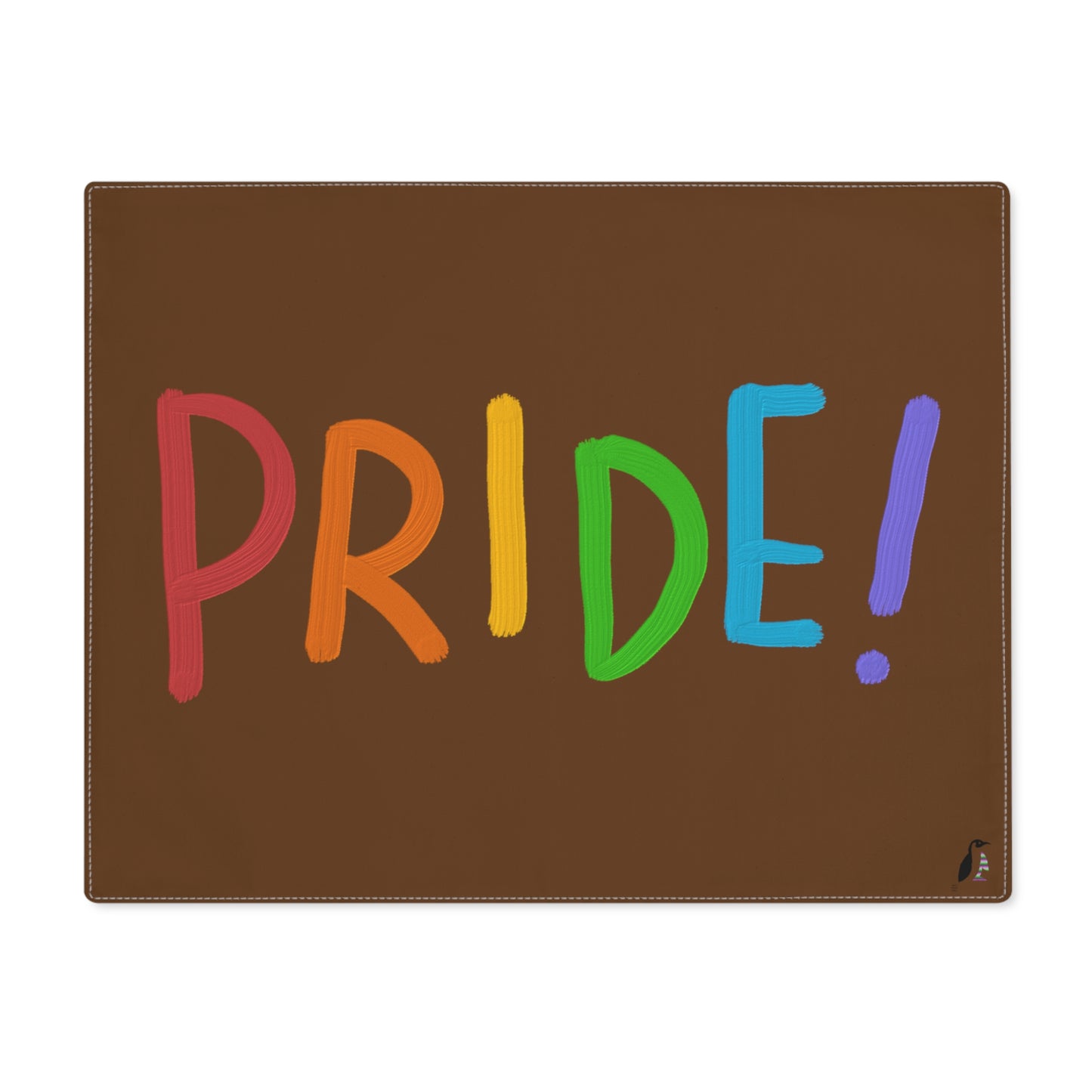 Placemat, 1pc: LGBTQ Pride Brown