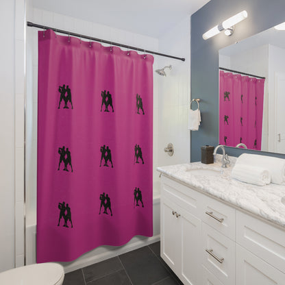 Shower Curtains: #2 Basketball Pink