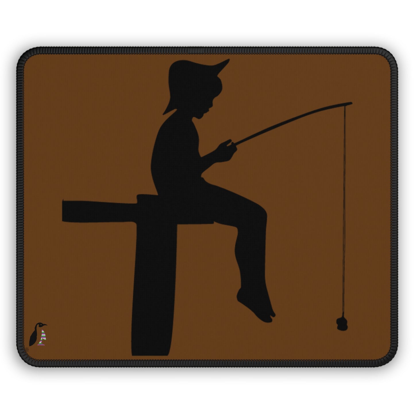 Gaming Mouse Pad: Fishing Brown