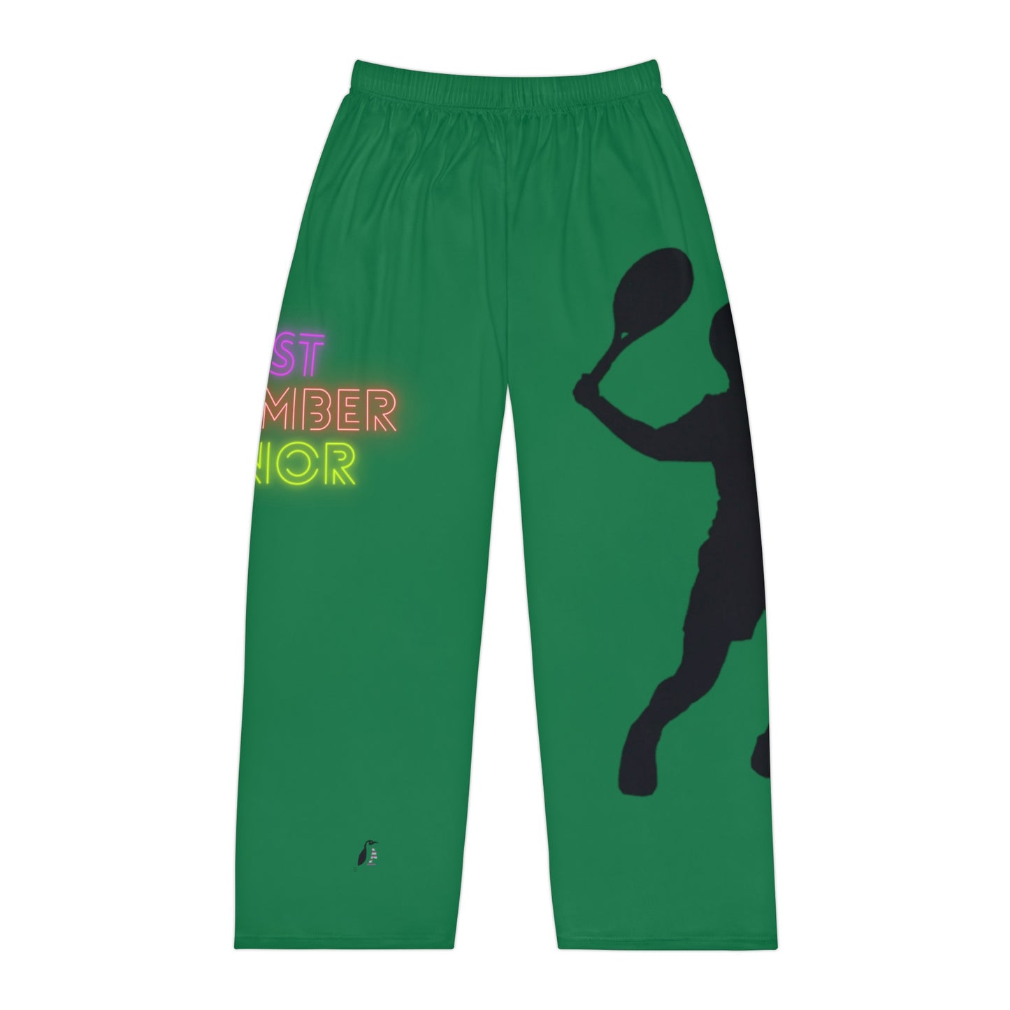 Men's Pajama Pants: Tennis Dark Green