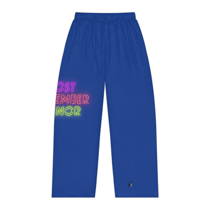 Women's Pajama Pants: Lost Remember Honor Dark Blue