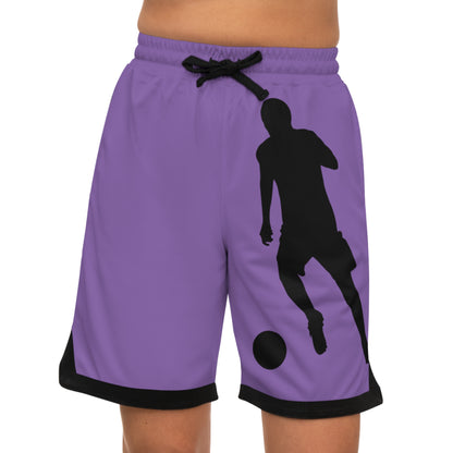 Basketball Rib Shorts: Soccer Lite Purple