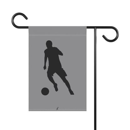 Garden & House Banner: Soccer Grey