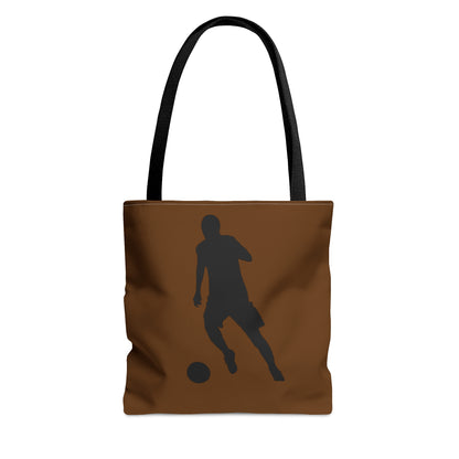 Tote Bag: Soccer Brown