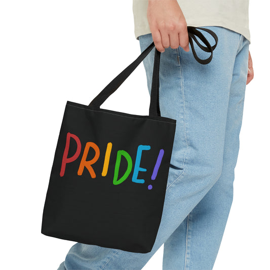 Tote Bag: LGBTQ Pride Black
