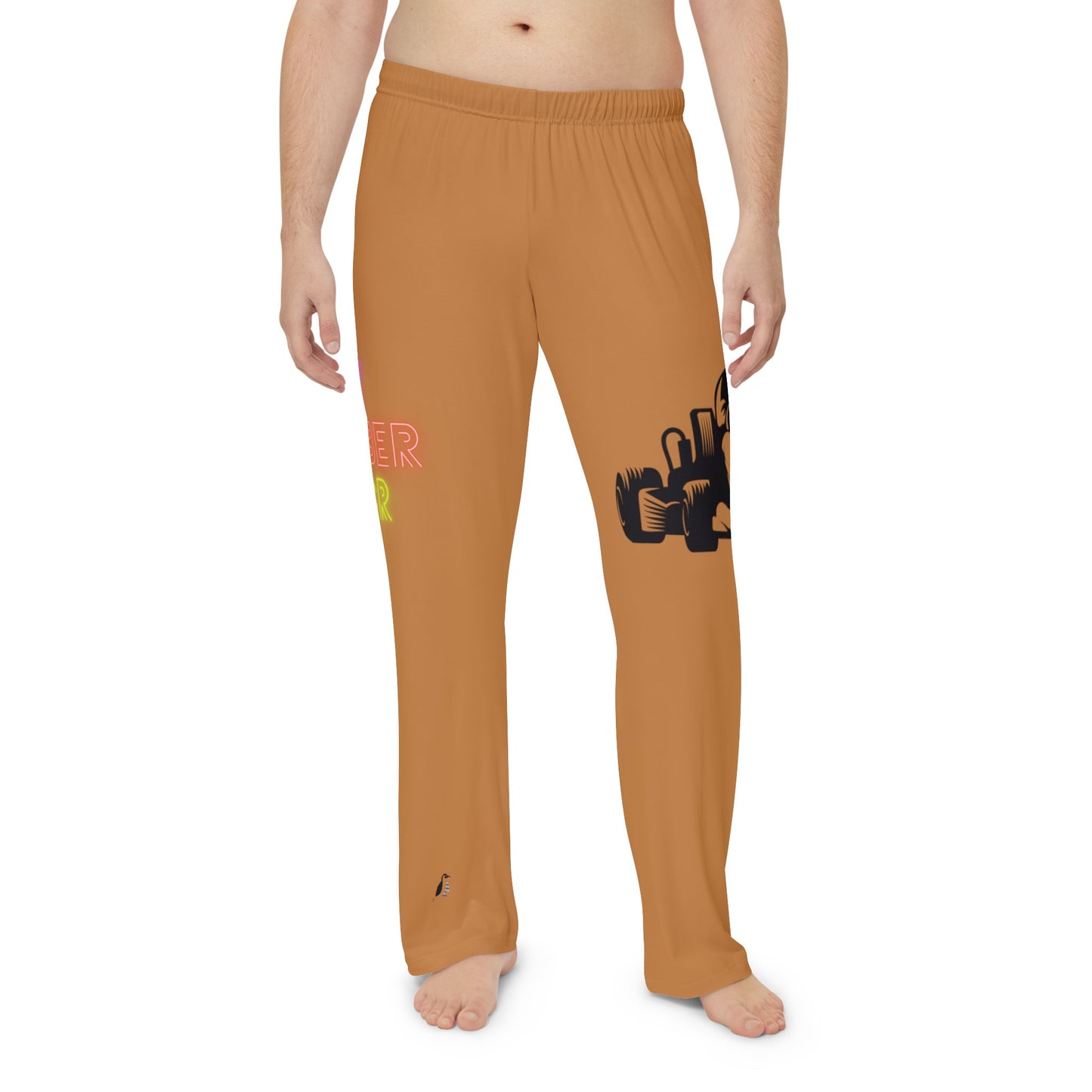 Men's Pajama Pants: Racing Lite Brown