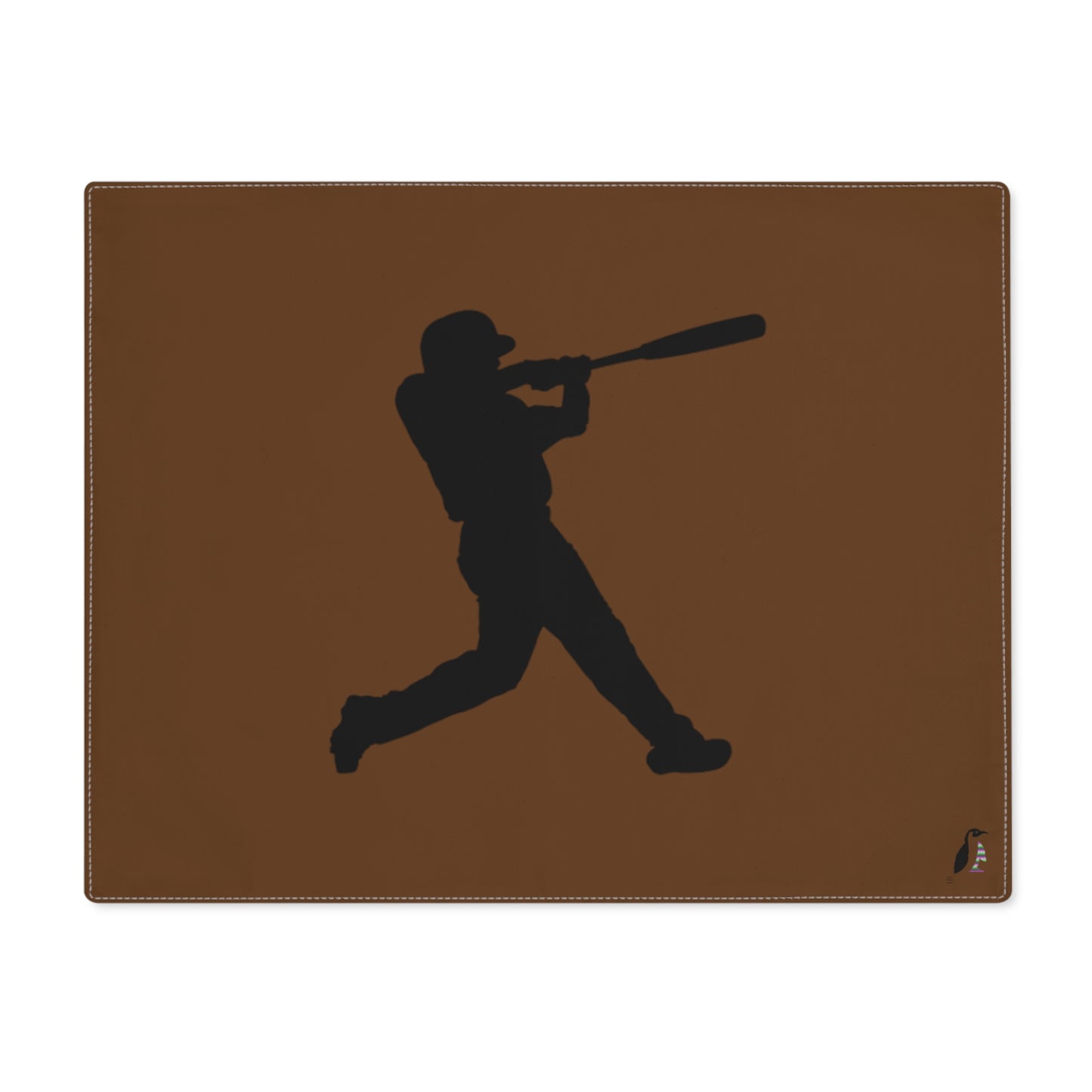 Placemat, 1pc: Baseball Brown