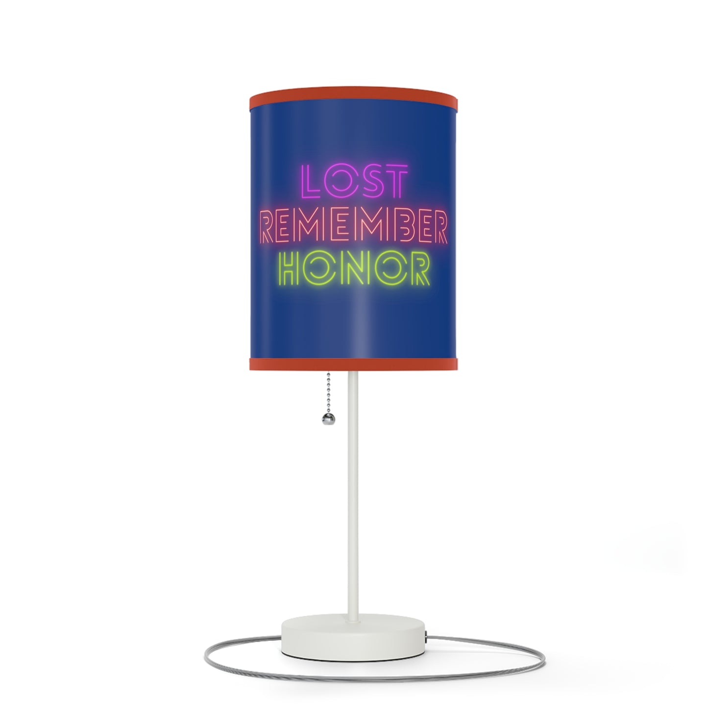 Lamp on a Stand, US|CA plug: Weightlifting Dark Blue 