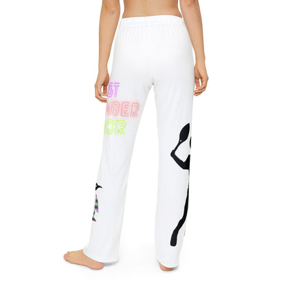 Kids Pajama Pants: Tennis White