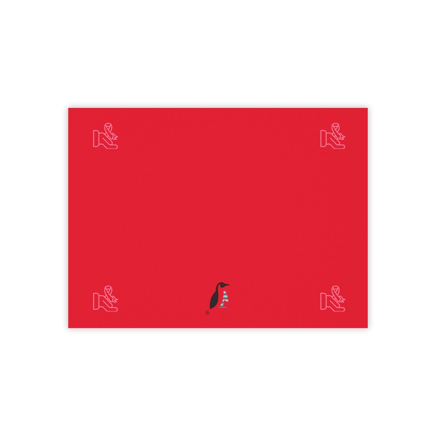 Post-it® Note Pads: Fight Cancer Dark Red