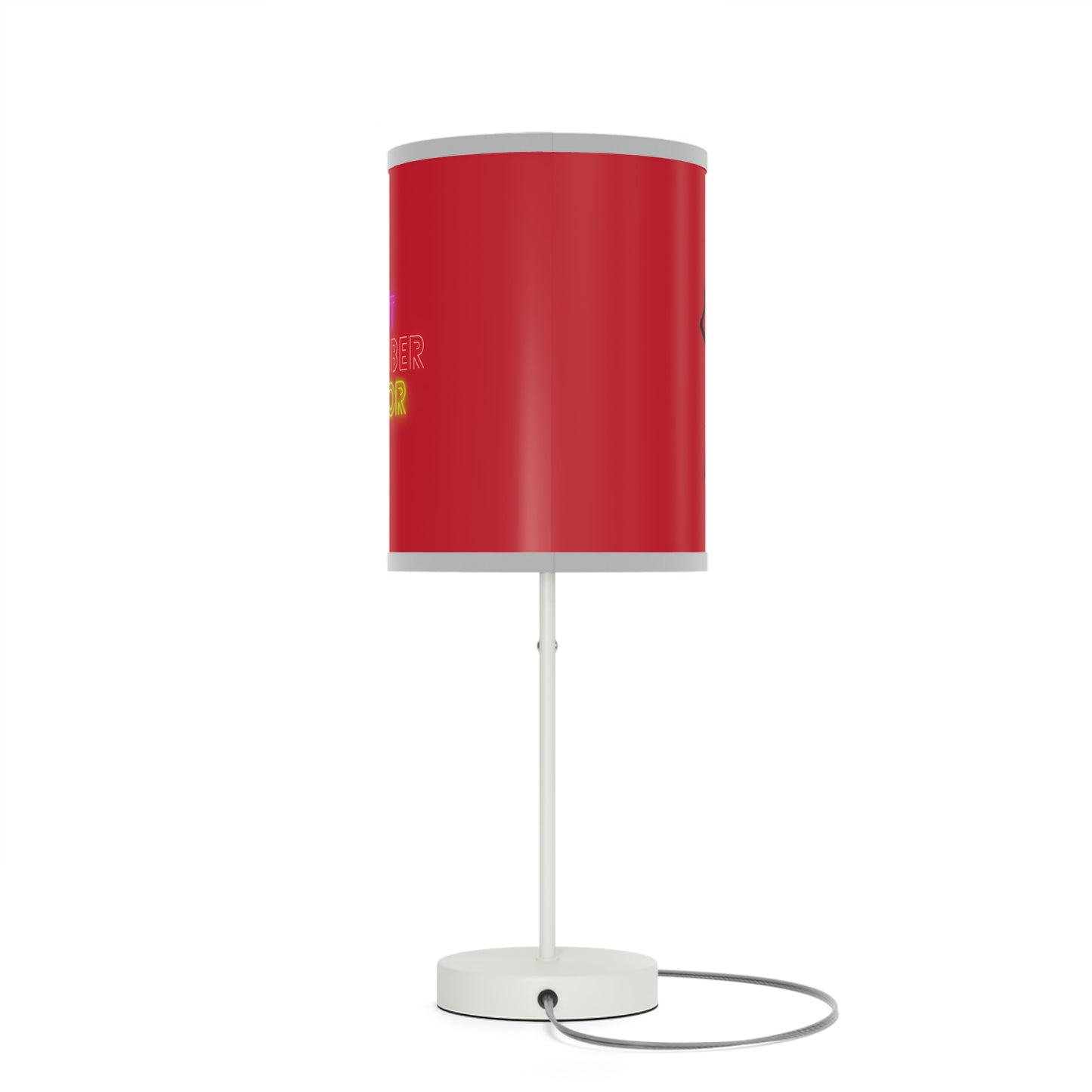 Lamp on a Stand, US|CA plug: Tennis Dark Red