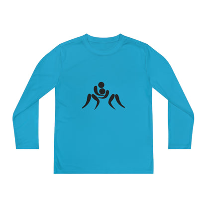 Youth Long Sleeve Competitor Tee: Wrestling 