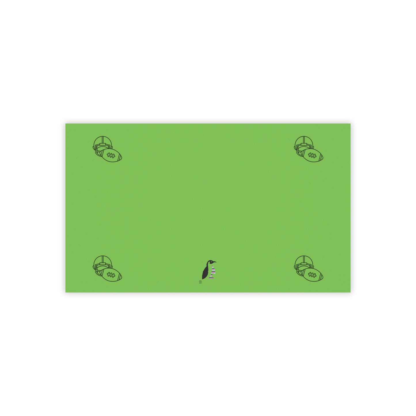 Post-it® Note Pads: Football Green