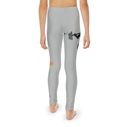 Youth Full-Length Leggings: Weightlifting Lite Grey