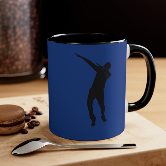 Accent Coffee Mug, 11oz: Dance Dark Blue
