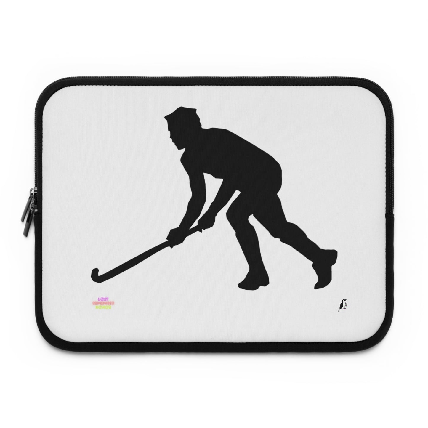 Laptop Sleeve: Hockey White