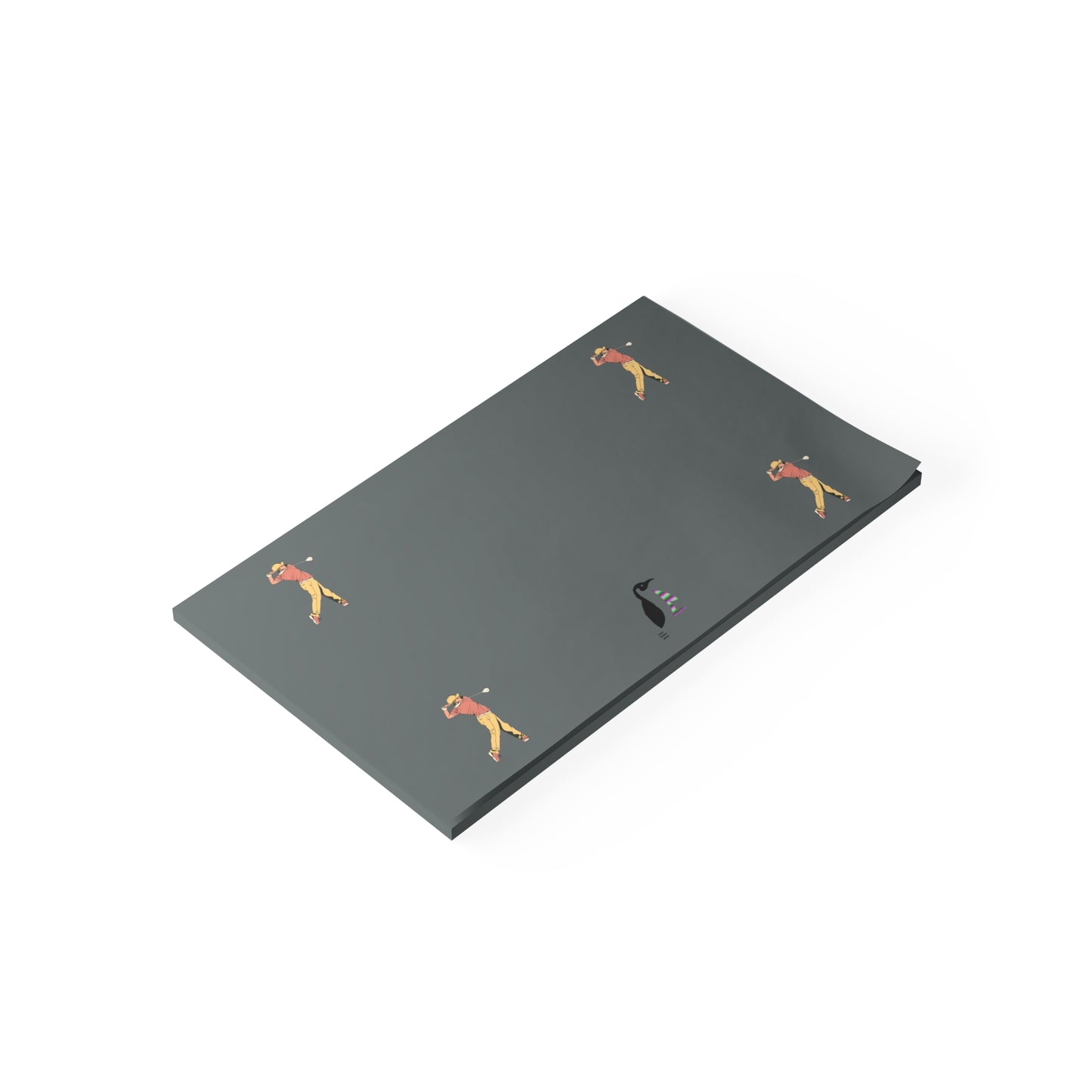 Post-it® Note Pads: Golf Dark Grey