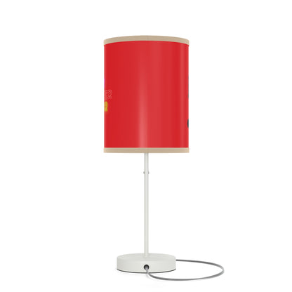 Lamp on a Stand, US|CA plug: Soccer Red