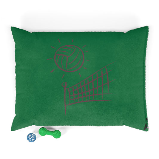 Pet Bed: Volleyball Dark Green