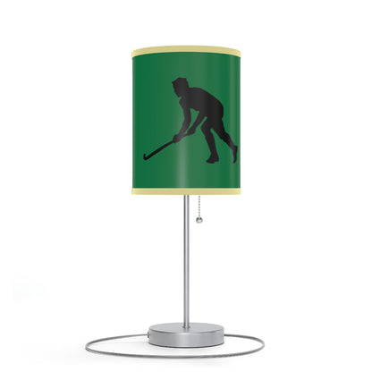 Lamp on a Stand, US|CA plug: Hockey Dark Green