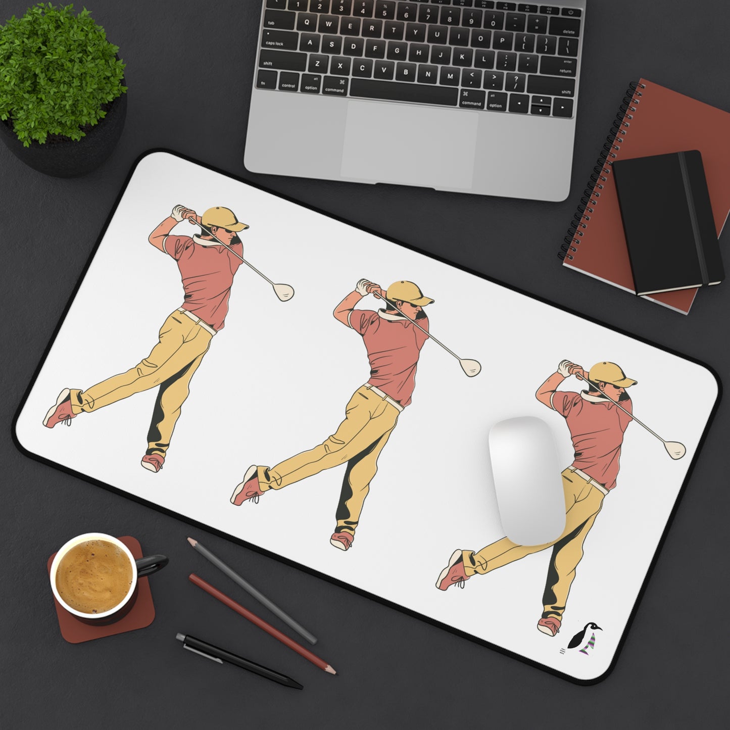 Desk Mat: Golf White